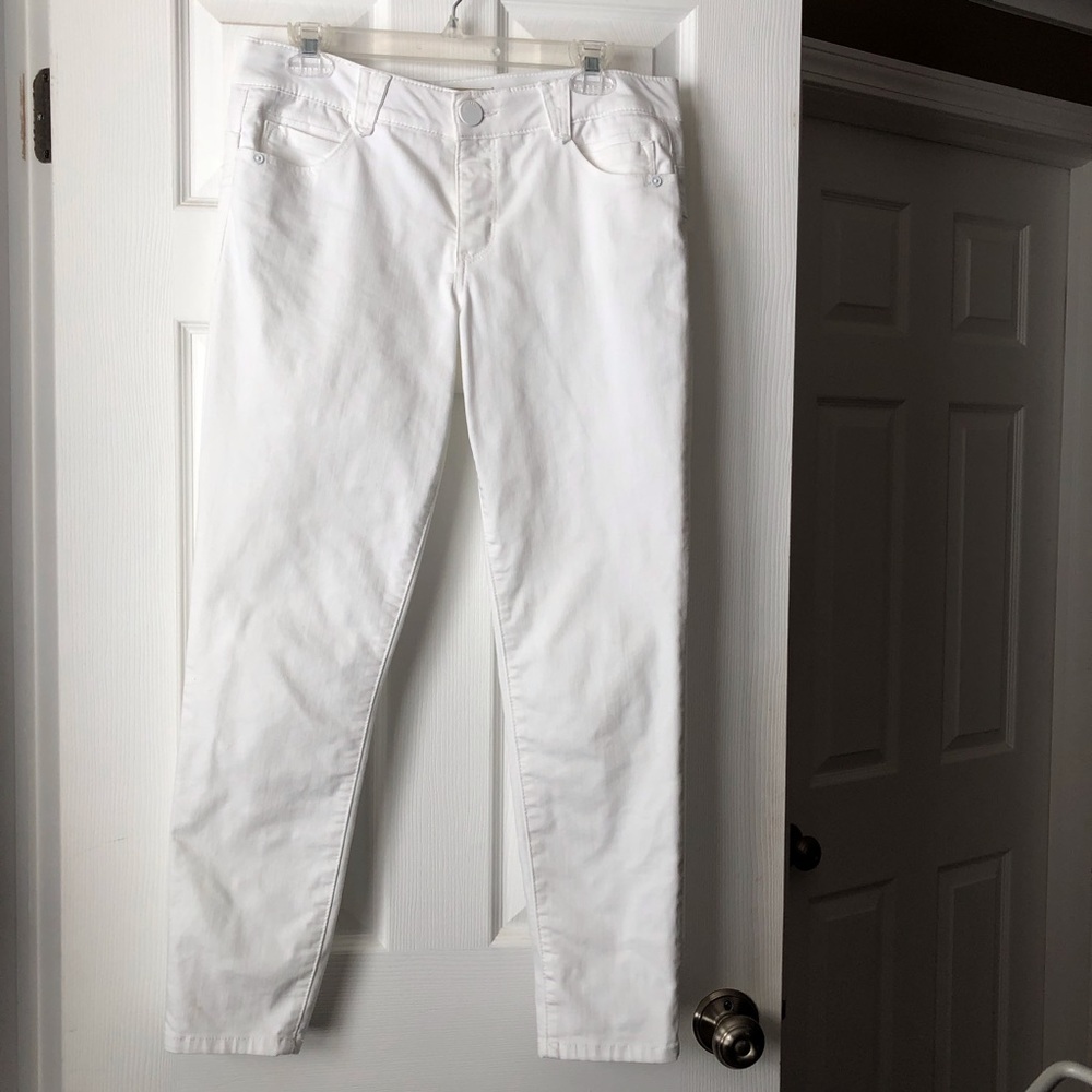 White Democracy Jeans.